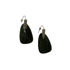 Kendra Scott Green Tassel Earrings